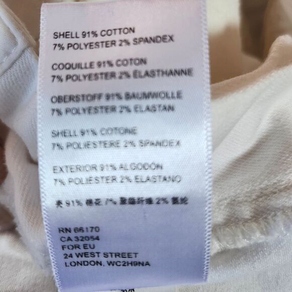 Anthropologie Pilcro and the Letterpress White Distressed Overalls US 25 - Picture 9 of 9